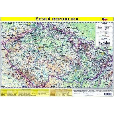 Ostatní Tabulka - mapa Česká republika A4 – Sleviste.cz