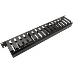 VALUE 19' vyvazovací panel 1U kovový s krytkou průchozí 40 x 40 mm černý 26.99.0304 – Sleviste.cz