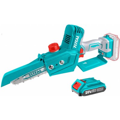 TOTAL Řetězová pila AKU, mini, 20V LI-ION, Brushless, 1ks baterie, 1ks nabíječky EXTTGSLI20685 – Sleviste.cz