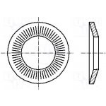 BOSSARD 1558587 Podložka; kónická; M12; D=27mm; h=3,1mm; pružná ocel; Povlak: zinek – Sleviste.cz