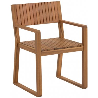 Kave Home Přírodní dřevěná zahradní židle LaForma Emili – Zboží Mobilmania