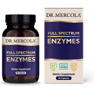 DR. MERCOLA Full Spectrum Enzymes, ATP, 90 kapslí