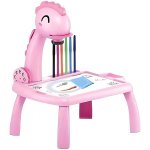 KIK KX4915 Projektor na malování s příslušenstvím růžový – Sleviste.cz