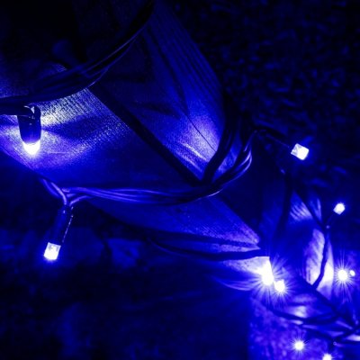 DecoLED LED světelný řetěz 5m IP67 modrá 50 diod – Hledejceny.cz