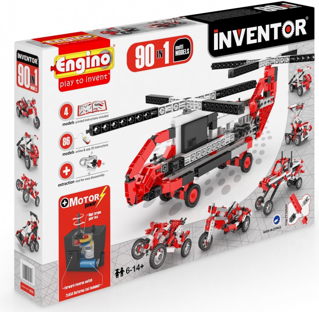 Engino 9030 Inventor 90 Models Motorized Set