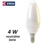 Emos LED žárovka Classic Candle 4W E14 Neutrální bílá – Hledejceny.cz