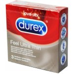 Durex Feel Thin Ultra 3 ks – Zboží Mobilmania