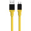 usb kabel Tactical 57983117383 USB-A/USB-C, 1m, žlutý