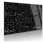 Skleněný obraz - Matematika, jednodílný 70x50 cm na skle – Hledejceny.cz