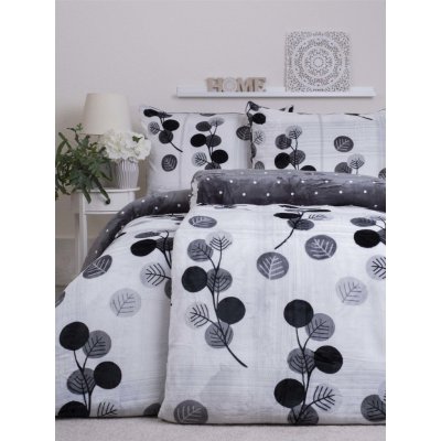 MKLuzkoviny.cz Povlečení mikroplyš Exclusive Hasana šedé 140x200 70x90 – Hledejceny.cz