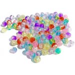 DP Craft Skleněné korálky s práskané 8mm, vícebarevné 100ks – Zboží Dáma