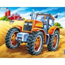 Larsen Výukové Oranžový traktor 37 dílků