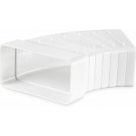 Vents Koleno pro čtyřhranné potrubí vodorovné 204x60 mm PVC – Hledejceny.cz