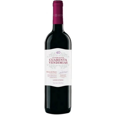 Cuatro Rayas Cuarenta 40 Vendimias Tinto de Ribera suché červené 2020 14% 0,75 l (holá láhev) – Hledejceny.cz