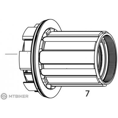 ořech Zipp Freehub Kit pro náboje ZR1 11sp.