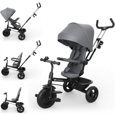 Kinderkraft ASTON 2 PLUS šedá – Zboží Mobilmania