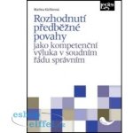 Rozhodnutí předběžné povahy jako kompetenční výluka v soudním řádu správním – Zbozi.Blesk.cz