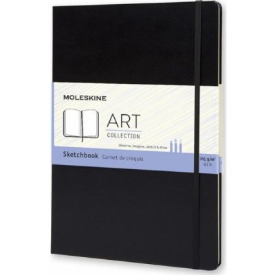 Moleskine Skicář tvrdé desky A4 černý A4 48 listů – Sleviste.cz