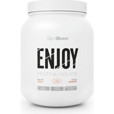 GymBeam ENJOY Protein Isolate 1000 g – Zboží Mobilmania