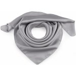saténový šátek jednobarevný 8 šedá – Hledejceny.cz