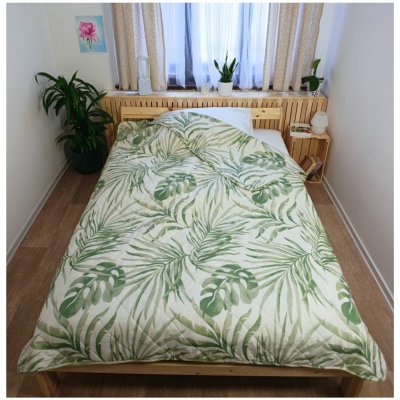 Aaram přehoz přes postel Monstera 100% bavlna 170x210 cm – Zboží Dáma