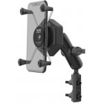 RAM MOUNTS RAM® sestava - velký držák X-Grip® s Vibe-Safe™ se střed.ram. a základnou na brzd./spojkové páčky