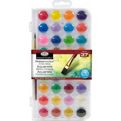 Royal & Langnickel Akvarelové barvy 36 ks + štětec – Zboží Dáma
