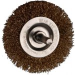 Kartáč okružní se stopkou 50 mm vlnitý ocelový – Zboží Dáma