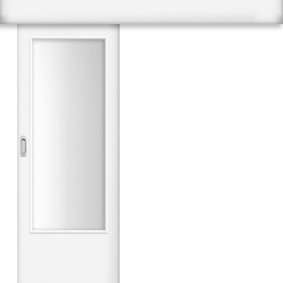 Invado Posuvné dveře na stěnu Norma Decor 4 Bílá CPL 90 x 197 cm – Zboží Mobilmania
