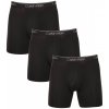 Boxerky, trenky, slipy, tanga Calvin Klein Underwear 3-pack pánské boxerky černá 000NB2570A