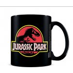 Keramický hrnek Jurský park Logo černý 315 ml – Sleviste.cz