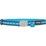 Red Dingo obojek pro kočky reflexní Fish Turquoise 12 mm – Sleviste.cz