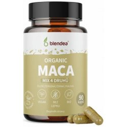 Maca 4 druhy BIO Organic 90 kapslí