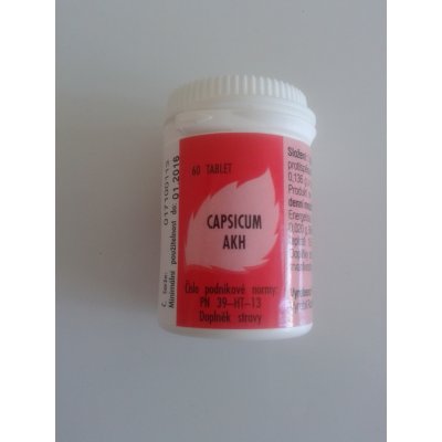 Radim Bakeš Galenická laboratoř Ostrava AKH Capsicum 60 tablet – Hledejceny.cz