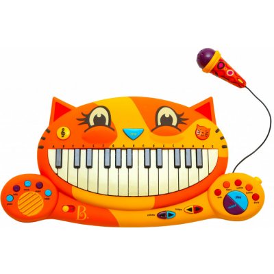 B Toys Klavír s mikrofonem Kočka – Zboží Mobilmania