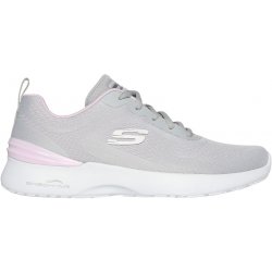 ! ! Skechers Dual Tone Engineered Mesh Lace-Up W Runners Womens Lt.gray/Pink