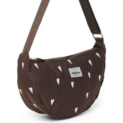 STUDIO NOOS kabelka Puffy FANNY PACK Brown Hearts – Sleviste.cz