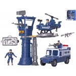 Mikro trading Policie Auto na volný chod s policisty a doplňky 20 cm – Zboží Dáma