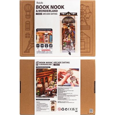 RoboTime 3D skládačka Zarážka na knihy Setkání v pasáži s knihami – Zboží Dáma