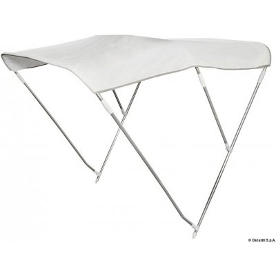 OSCULATI Bimini 3-ramenné hliníkové bílé - šířka 150/160 cm, průměr trubky Ø22 mm – Hledejceny.cz