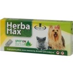 Herba Max Spot-on pro psy kočky do 15 kg 5 x 1 ml – Zboží Dáma Herba Max Spot-on pro psy kočky do 15 kg 5 x 1 ml – Zboží Dáma