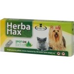 Herba Max Spot-on pro psy kočky do 15 kg 5 x 1 ml – Sleviste.cz