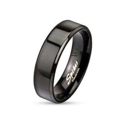 Šperky4U Ocelový prsten černý š. OPR1410 – Zboží Mobilmania