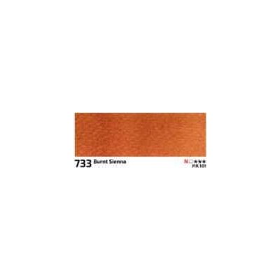 Rosa akvarelová barva 2,5ml 733 burnt sienna – Zboží Dáma