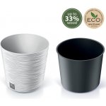 Prosperplast Květináč FURU ROUND 25 cm bílý – Zboží Dáma