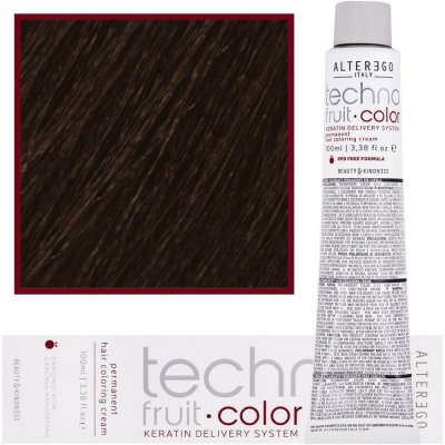 Alter Ego Technofruit Color barva s keratinem pro permanentní barvení vlasů 8/00 100 ml