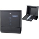 Malatec Poštovní schránka na dopisy, černá, 6244 – Hledejceny.cz