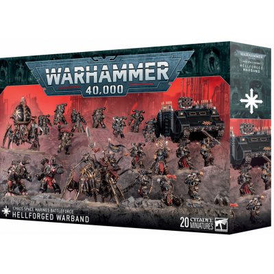 Games Workshop Chaos Space Marines Battleforce: Hellforged Warband – Hledejceny.cz
