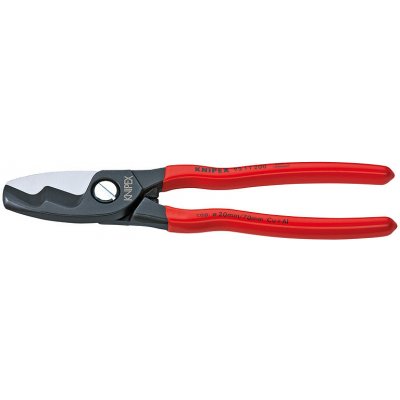 KNIPEX Nůžky kabelové 200 mm s dvojitým břitem, knipex 9511200 – Zboží Dáma