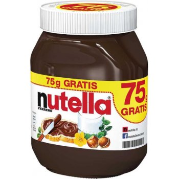 Ferrero Nutella 825 g od 129 Kč - Heureka.cz